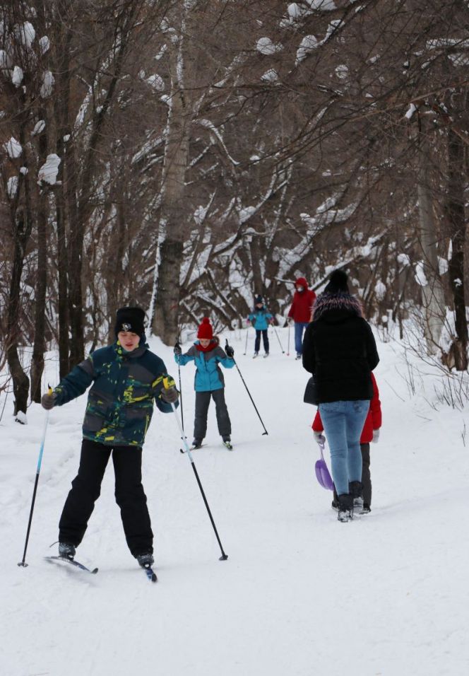 20 марта в барнаульском парке «Юбилейный» будет закрыт зимний сезон проекта  «Народная лыжня» 