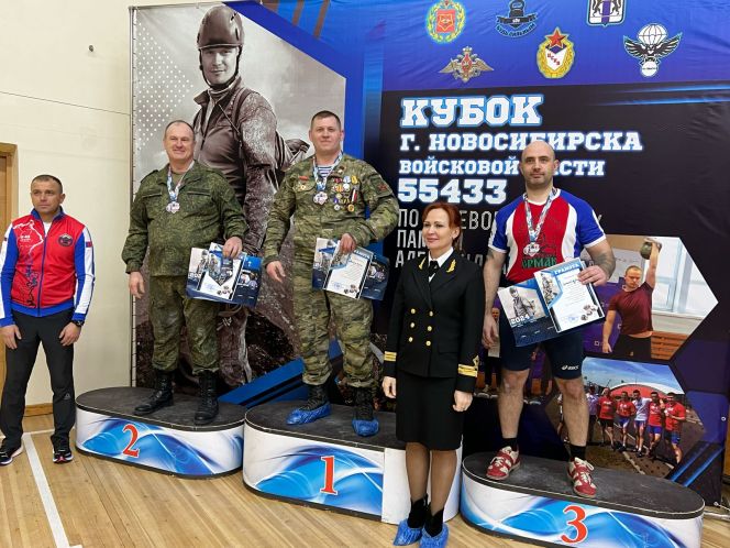Атлеты Алтайского края успешно выступили на открытом Кубке Новосибирска в рывке гири