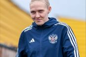 Воспитанница алтайского футбола Анна Беломытцева оформила дубль за сборную России