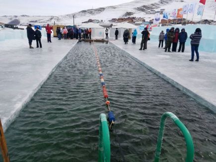 Алтайские моржи приняли участие в «Кубке Байкала».