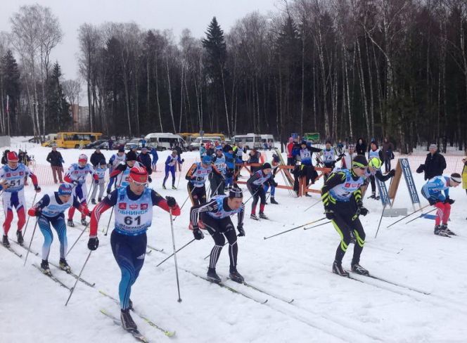 Краевые соревнования по лыжным гонкам среди ветеранов