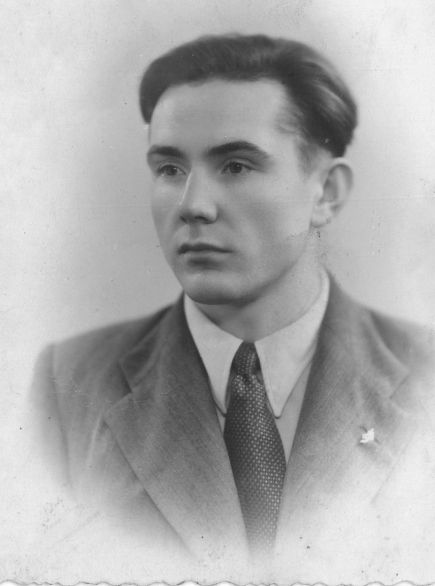 Александр Ходыкин - преподаватель АСХИ. Фото 1950-х.