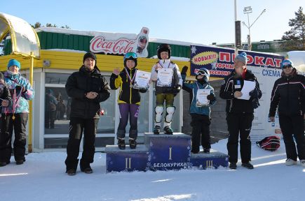 Юные воспитанники школы олимпийского резерва "Горные лыжи" приняли участие в первенстве своей СДЮШОР.